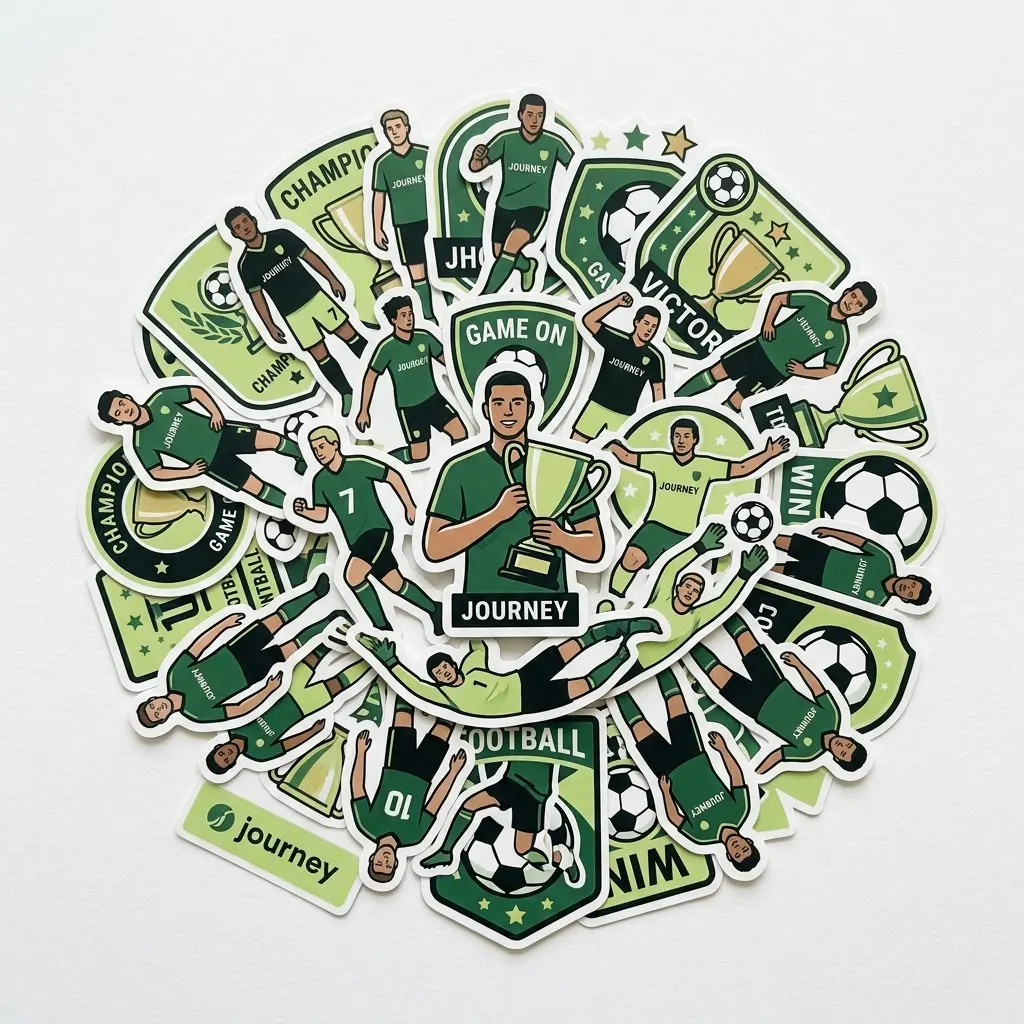 JOURNEY Team Crest Sticker Bundle